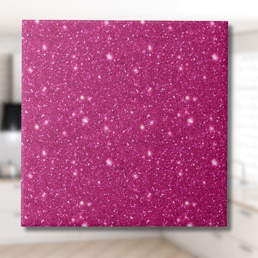 Classic Valentine Trendy Pink Glitter Style Fliese