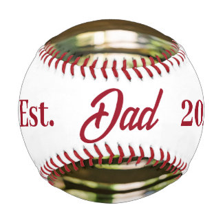 Classic Vater Year Foto Red Baseball