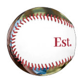 Classic Vater Year Foto Red Baseball (Vorderseite Links)