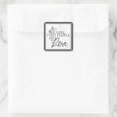 Classic Verlobung & Wedding Umschlag Aufkleber (Tasche)