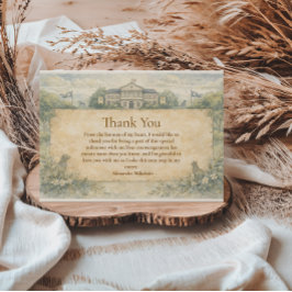 Classic Veterinary School Graduation Dankeskarte