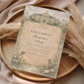 Classic Veterinary School Graduation Einladung