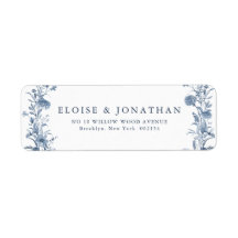 Classic Victorian Blue French Garden Chic Wedding