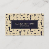 Classic Vintag 50's Fashion Business Card Visitenkarte (Vorderseite)