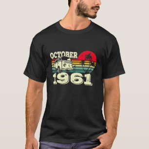 Classic Vintag 61's Caravan Sunset Oktober 1961 B T-Shirt