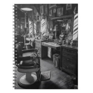 Classic Vintag Barbershop Notebook Notizblock