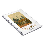 Classic Vintag Berlin Deutschland Sehenswürdigkeit Notizblock (Rechte Seite)