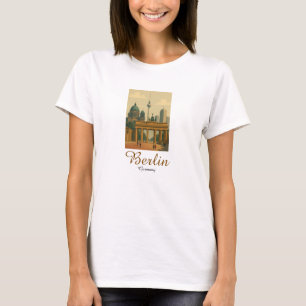 Classic Vintag Berlin Deutschland Sehenswürdigkeit T-Shirt