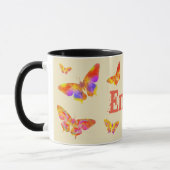 Classic Vintag Hübsch Butterfly Add Name Emily Tasse (Links)