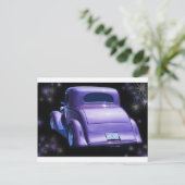 Classic Vintag Lavendel Lila Chevy - Chevrolet Postkarte (Stehend Vorderseite)