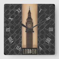 Classic Vintag Retro London Big Ben Designer