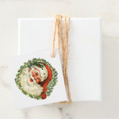 Classic Vintag Santa Retro Geschenkanhänger (Beispiel)