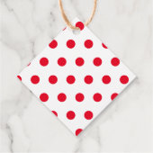 Classic Vintag Santa Retro Geschenkanhänger (Rückseite)