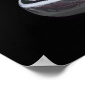 Classic Vintag Studebaker Silver Hawk 1959 Car Poster (Ecke)