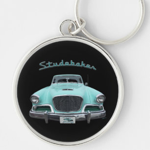 Classic Vintag Studebaker Silver Hawk 1959 Car Schlüsselanhänger