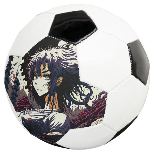 Classic Vintage Anime Girl - 90's Manga Fußball (Dreiviertel)