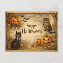 Classic Vintage Autumn Harvest Halloween