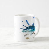Classic Vintage Car Beachy Pop Kaffeetasse (VorderseiteRechts)