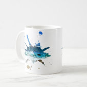 Classic Vintage Car Beachy Pop Kaffeetasse (Vorderseite Links)