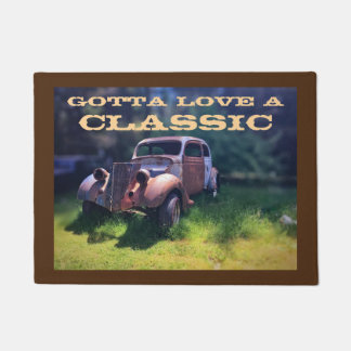 Classic Vintage Car Gotta Liebe a Classic" Door Ma Fußmatte