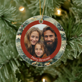 Classic Vintage Christmas Tree Foto Weihnachten Keramik Ornament