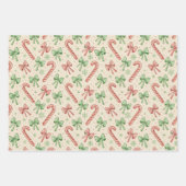 Classic Vintage Holiday Pattern Geschenkpapier Set (Vorderseite)