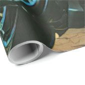 classic vintage motorcycle gift geschenkpapier (Rolleneckpunkt)