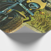 classic vintage motorcycle gift geschenkpapier (Ecke)