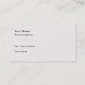 Classic Vintage Navy Blue Dark Gold Monobram Visitenkarte (Rückseite)