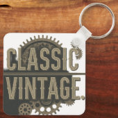 Classic Vintage Schlüsselanhänger (Rückseite)