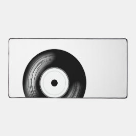 Classic Vinyl Disc Desk Mat Schreibtischunterlage