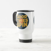 Classic Vinyl Vibes | Retro Music Lover Design Reisebecher (Vorderseite Links)