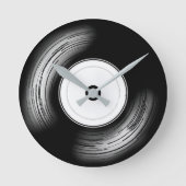 Classic Vinyul Runde Wanduhr (Vorderseite)