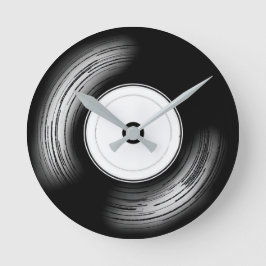 Classic Vinyul Runde Wanduhr
