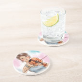 Classic Violin Lady SandStone Untersetzer, Vintage Sandstein Untersetzer (Seite)