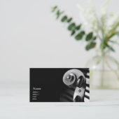 Classic Violine / Viola Scroll Business Card Visitenkarte (Stehend Vorderseite)