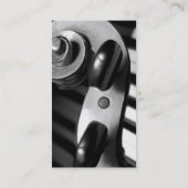 Classic Violine / Viola Scroll Business Card Visitenkarte (Rückseite)