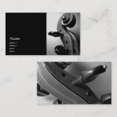 Classic Violine / Viola Scroll Business Card Visitenkarte (Vorne/Hinten)