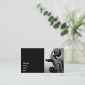 Classic Violine / Viola Scroll Business Card Visitenkarte (Stehend Vorderseite)