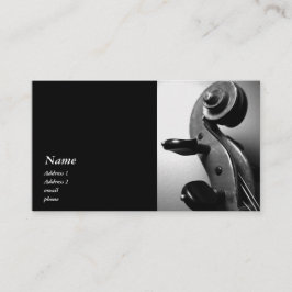 Classic Violine / Viola Scroll Business Card Visitenkarte