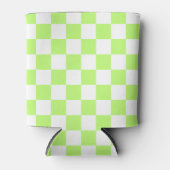 Classic visual lime checkerboard  dosenkühler (Vorderseite)