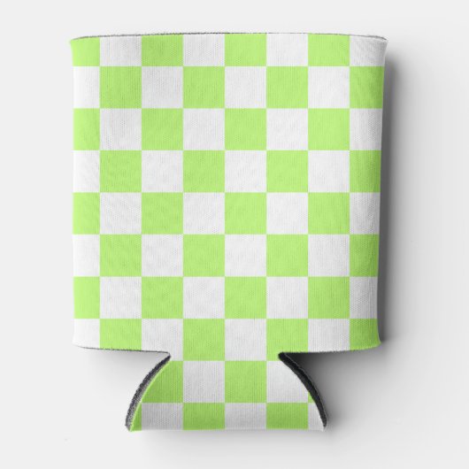 Classic visual lime checkerboard  dosenkühler (Vorderseite)