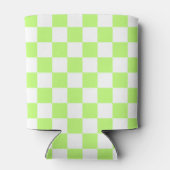 Classic visual lime checkerboard  dosenkühler (Rückseite)