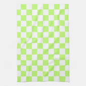 Classic visual lime checkerboard  geschirrtuch (Vertikal)