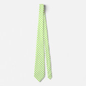 Classic visual lime checkerboard  krawatte (Vorderseite)
