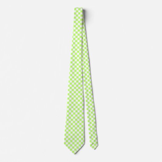 Classic visual lime checkerboard  krawatte (Vorderseite)