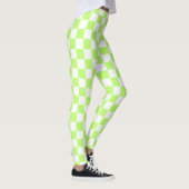 Classic visual lime checkerboard  leggings (Rechts)