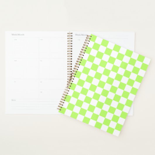 Classic visual lime checkerboard  planer (Anzeige)