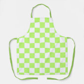 Classic visual lime checkerboard  schürze (Vorderseite)