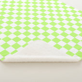 Classic visual lime checkerboard  sherpadecke (3/4)